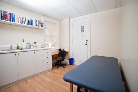 wellness clinic treatment room