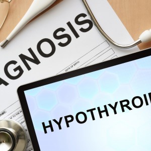 diagnosis of hypothyroid or underactive thyroid or Hashimoto's