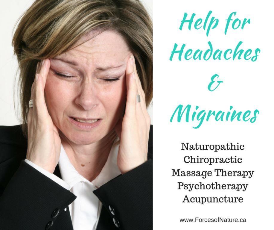 woman with migraines