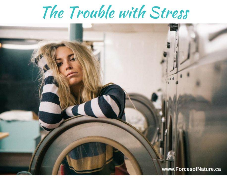 woman with stress