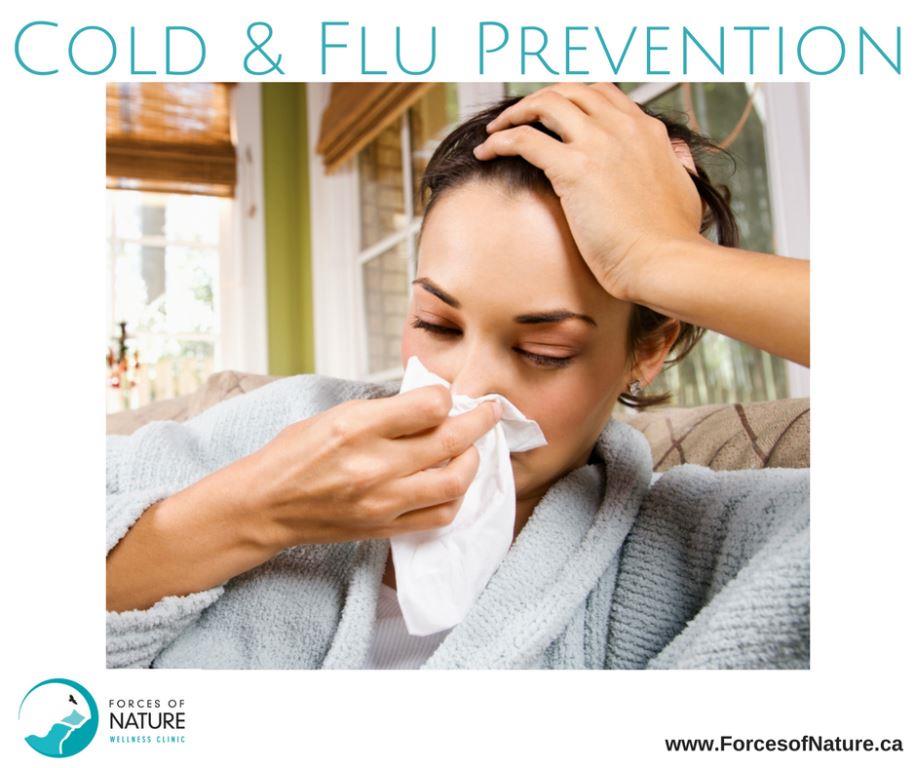 woman suffering from the flu