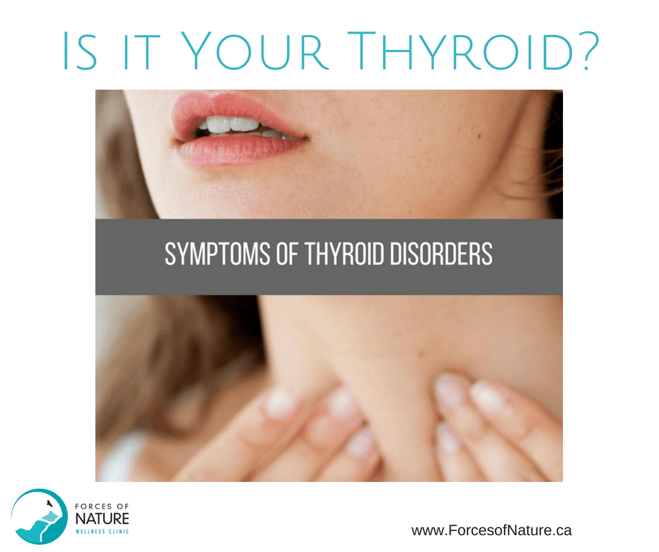 woman checking her thyroid