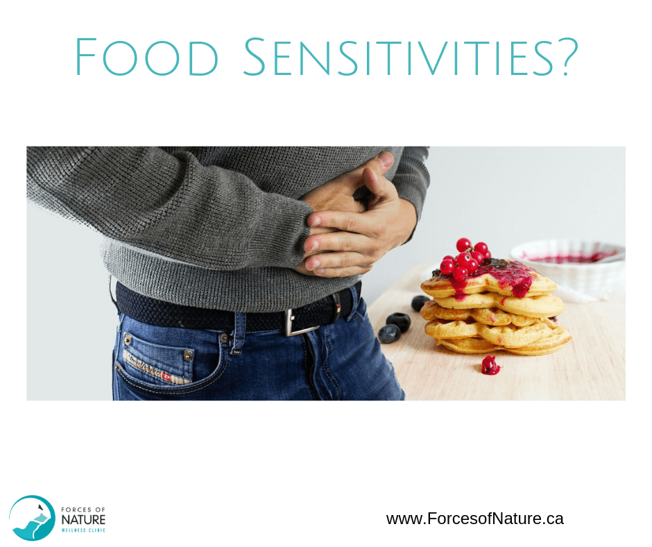 man suffering from food sensitivities