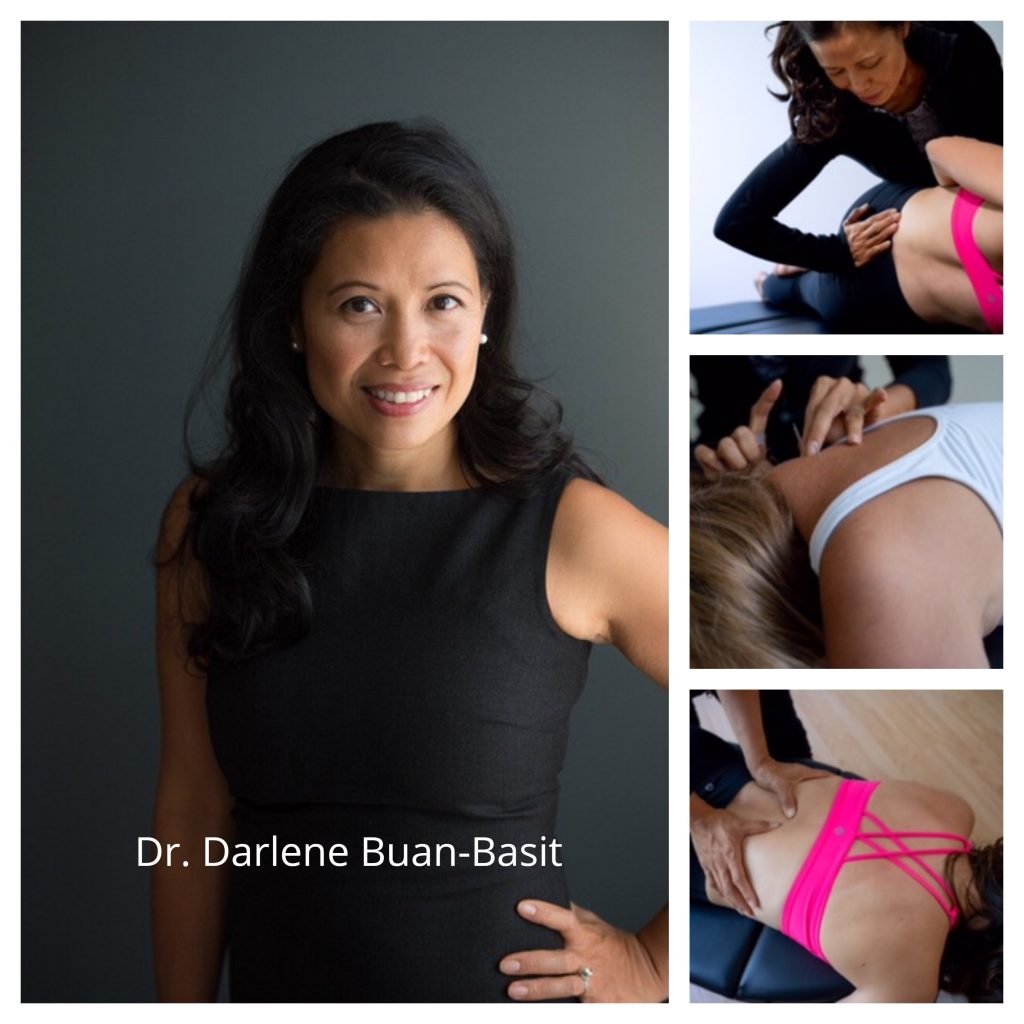 picture of chiropractor Dr Darlene Buan-Basit providing pain relief and acupuncture